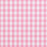 Tissu en coton Vichy à carreaux 1 cm – rose/blanc,  thumbnail number 1