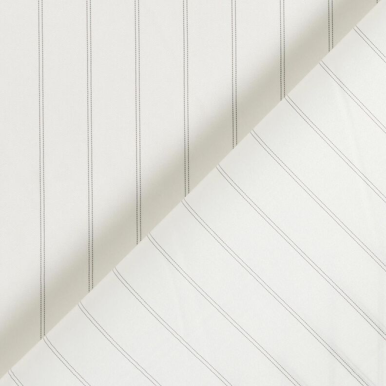 Doublure pour manches à fines rayures – blanc/noir,  image number 4