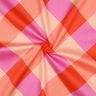 Satin de coton Large Gingham | Nerida Hansen – corail/rose clair,  thumbnail number 3