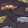 French Terry Sweat d’été Rennautos | Poppy Fabrics – gris,  thumbnail number 2