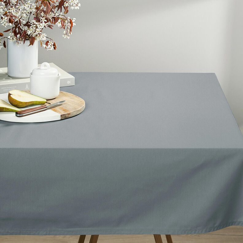 Tissu en coton Cretonne Uni – gris perle, image number 5