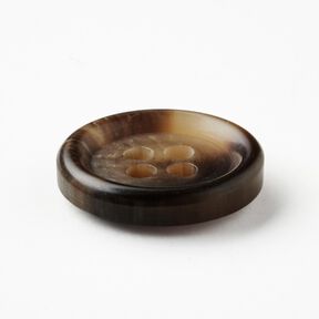 Bouton 4 trous rond [Ø 15 mm] – marron noir, 