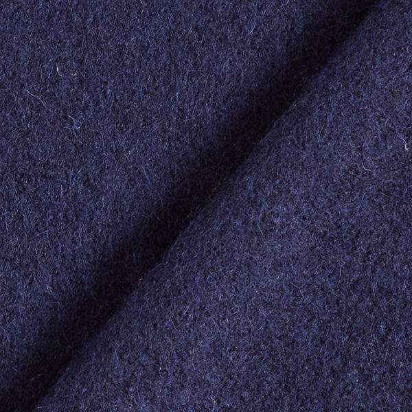 Loden de laine foulé – bleu nuit,  image number 3