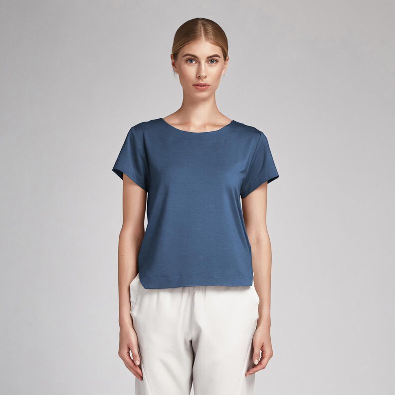Jersey romanite Premium – gris bleu,  image number 5