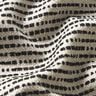 Tissu de décoration Jacquard rayures rustiques – noir/nature,  thumbnail number 2