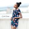 Jersey coton Flamant rose | Glitzerpüppi – bleu nuit/rose clair,  thumbnail number 5