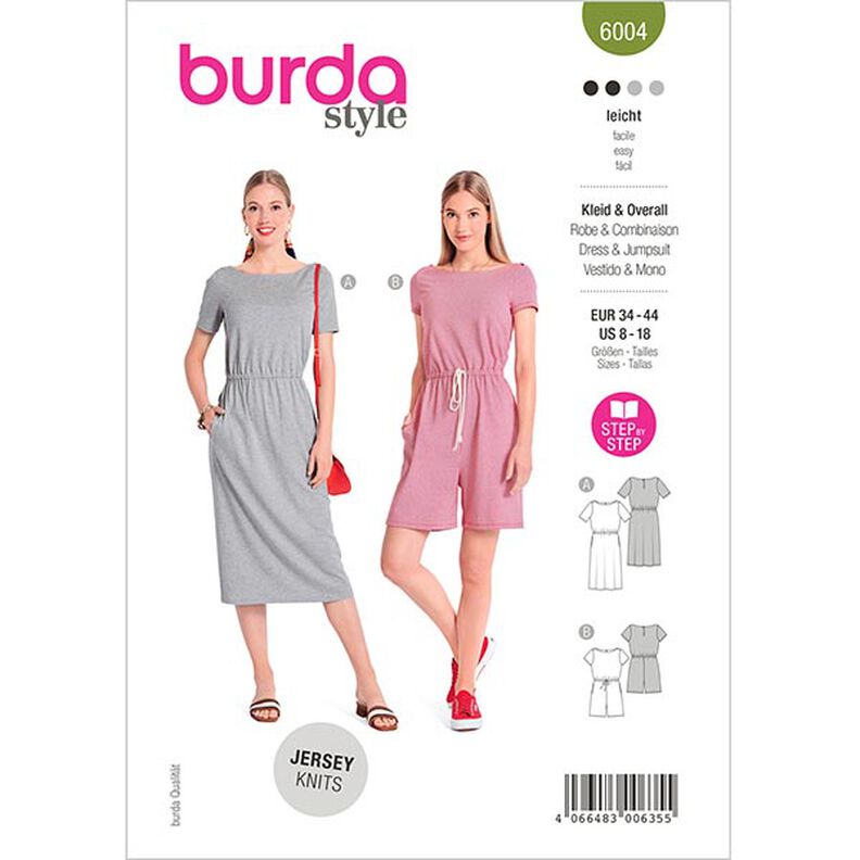 Robe d’été / Combinaison, Burda 6004 | 34 - 44,  image number 1