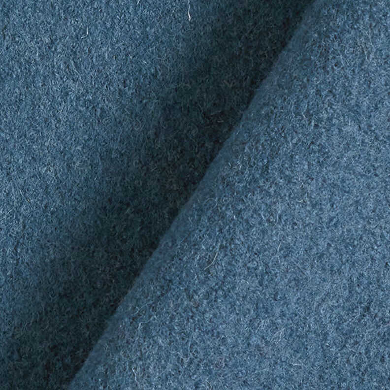 Loden de laine foulé – bleu jean,  image number 3
