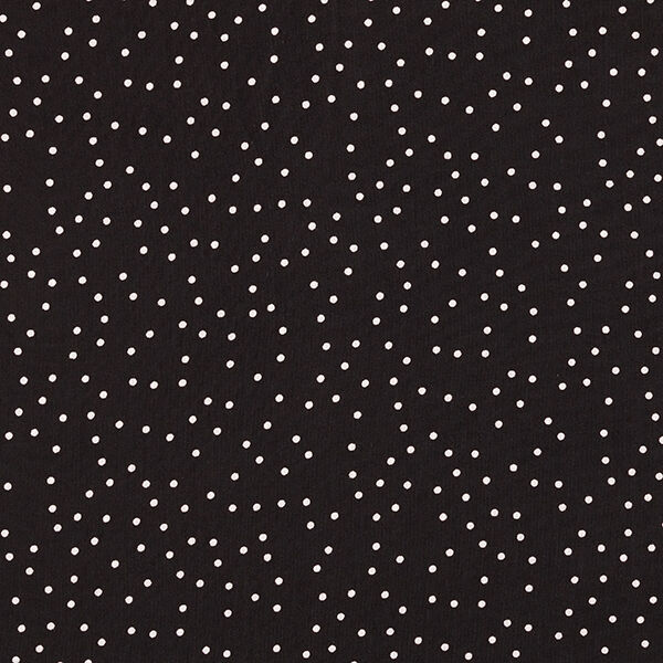 Tissu léger en viscose à petits points – noir/blanc,  image number 1