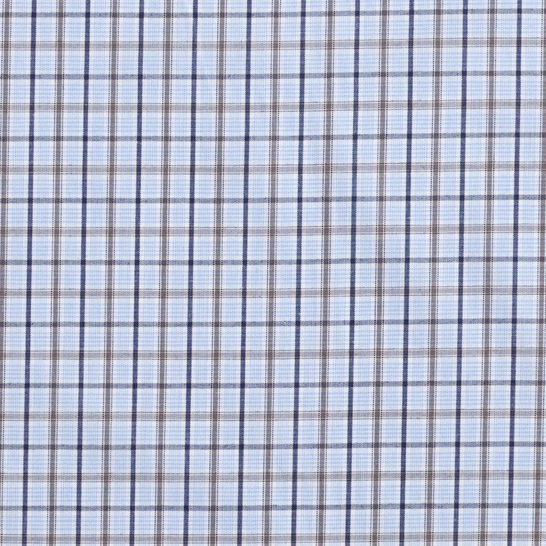 Tissu pour chemise à carreaux classiques – bleu clair/bleu marine, image number 1
