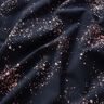 Jersey coton Mouchetures dorées | Glitzerpüppi – bleu noir/vieux rose foncé,  thumbnail number 2