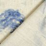 Mélange viscose lin Roses à l'aquarelle – nature/bleu marine,  thumbnail number 4