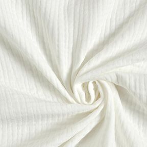 GOTS Tissu triple gaze de coton – écru, 