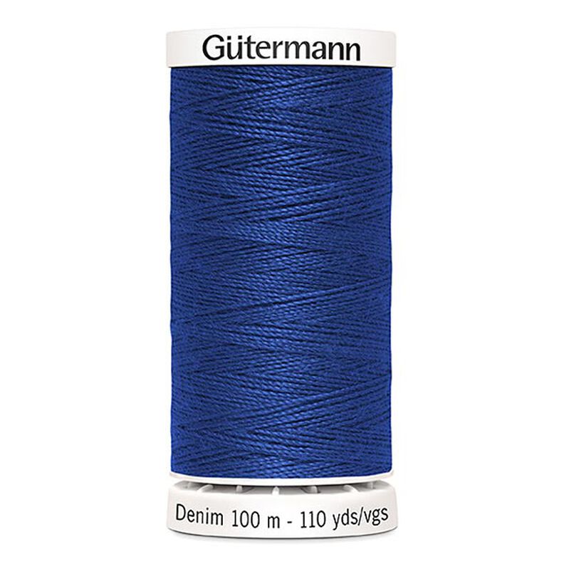 Fil jeans [6756] | 100 m  | Gütermann – bleu roi,  image number 1