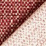 Tissu de revêtement tissu aspect bouclé coloré – rouge bordeaux/crème,  thumbnail number 3