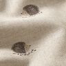 Tissu de décoration Semi-panama Hérissons – nature/marron,  thumbnail number 2