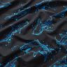 Jersey coton Requins | Glitzerpüppi – noir/turquoise clair,  thumbnail number 2