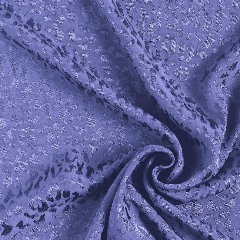 Tissu viscose Motif léopard – lilas bleu,  image number 5