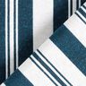 Tissu de décoration Jacquard Rayures – bleu océan/blanc,  thumbnail number 4