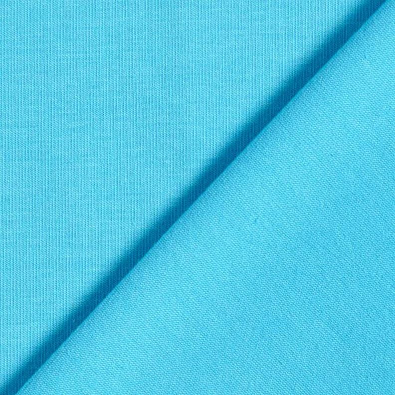 Jersey coton Medium uni – turquoise,  image number 3