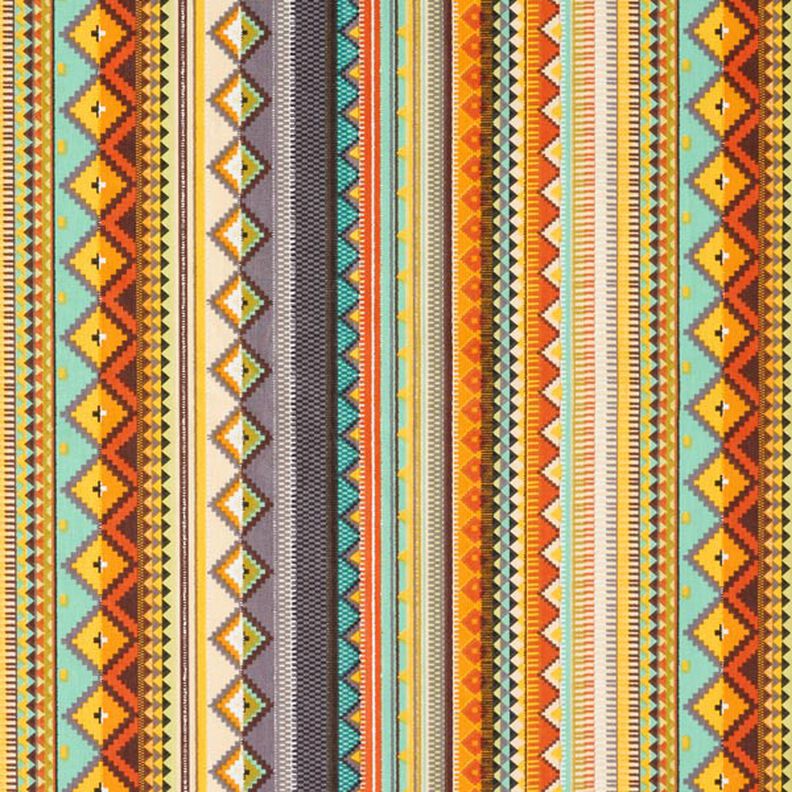Cretonne coton Inca – terre cuite, image number 1