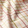 Coton enduit Carreaux colorés – beige/rouge,  thumbnail number 3