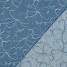 Jeans Jacquard Fleurs | Poppy Fabrics – bleu jean,  thumbnail number 4
