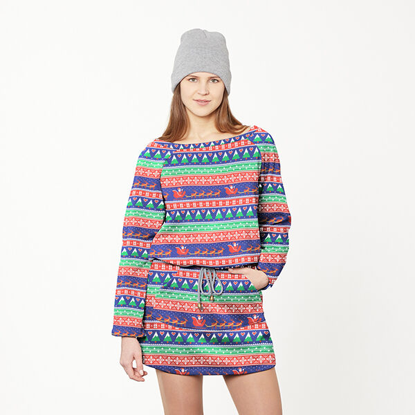 Le Père Noël en soft sweat arrive – indigo, image number 6
