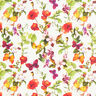 Tissu d’extérieur Canvas Fleurs et papillons – blanc/lilas,  thumbnail number 1