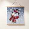 Panel Gobelin Lurex bonhomme de neige – blanc,  thumbnail number 6