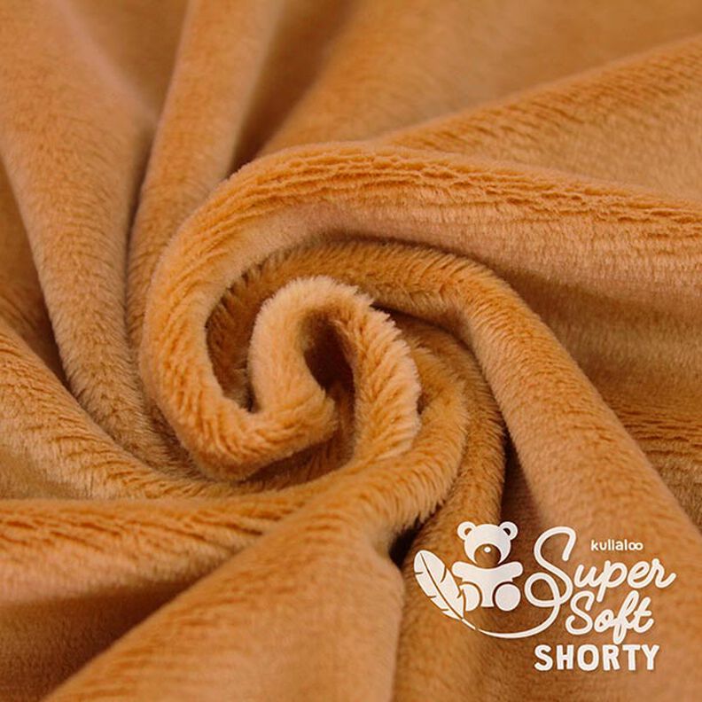 Peluche SuperSoft SHORTY [ 1 x 0,75 m | 1,5 mm ] - marron clair | Kullaloo,  image number 4