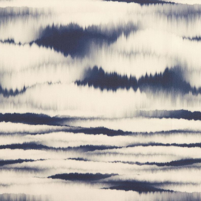 Tissu d’extérieur Canvas batik – sable/bleu nuit,  image number 1