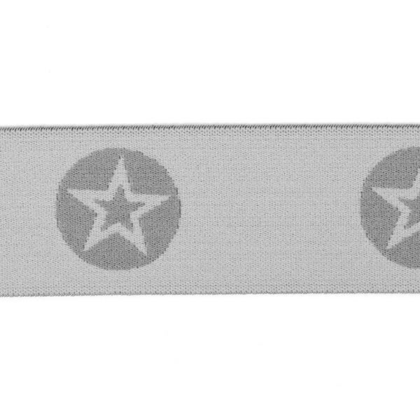 Bande de caoutchouc Stars [40 mm] - gris,  image number 2