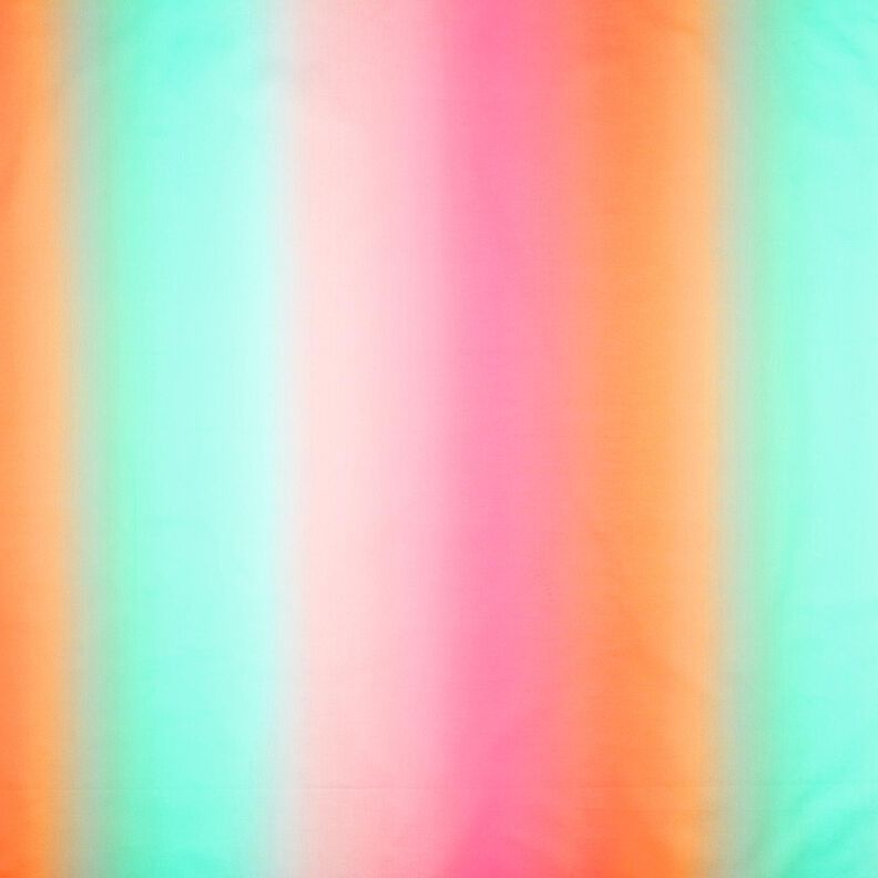 Batiste Dégradé arc-en-ciel | Poppy Fabrics – rose vif/blanc,  image number 1