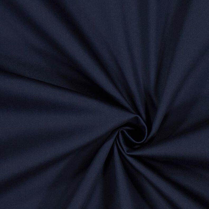 Satin de coton Stretch – bleu nuit,  image number 1