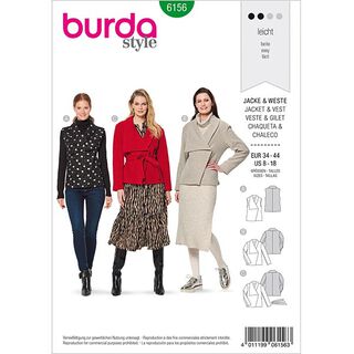 Veste | Gilet , Burda 6156 | 34-44, 