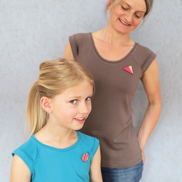 JOSY - Chemise raglan et revers sur les épaules, pour filles, Studio Schnittreif | 86 - 152, image number 4