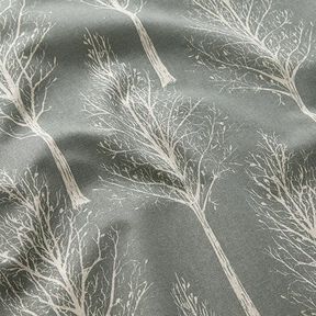 Tissu de décoration Semi-panama Silhouette d’arbre – roseau/nature, 