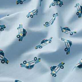 Jersey coton Voitures de police – jean bleu clair, 