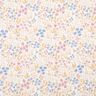 Coton enduit Prairie fleurie multicolore – blanc/violet pastel,  thumbnail number 1