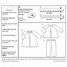 Robe ample | Blouse | manches raglan | pantalon, Burda 9348 | 68 - 98,  thumbnail number 8
