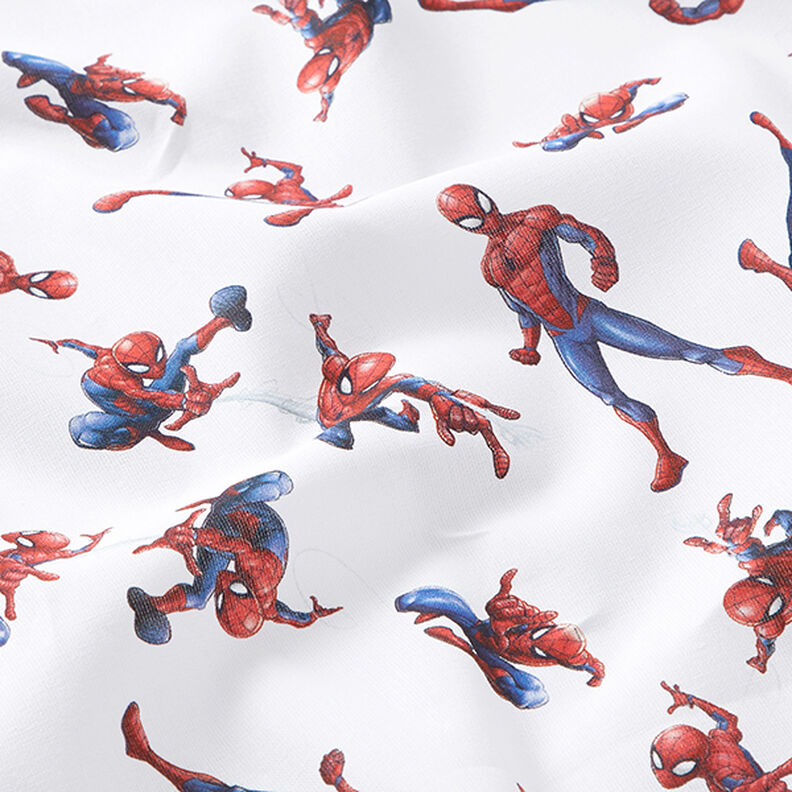 Cretonne Tissu sous licence Spiderman | Marvel – blanc,  image number 2