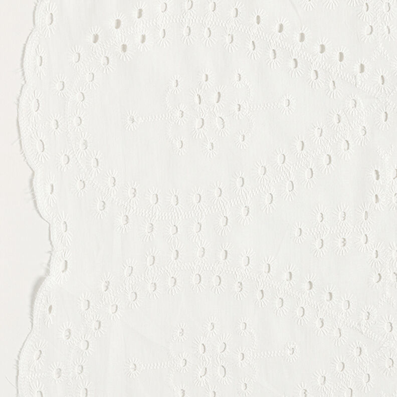 Tissu coton broderie anglaise Gouttes – blanc,  image number 5