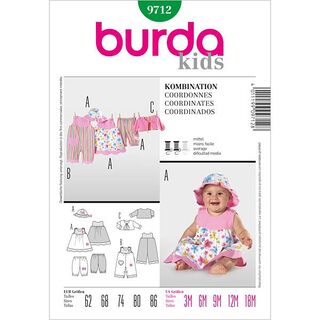 Combinaison / robe / pantalon / veste, Burda 9712, 