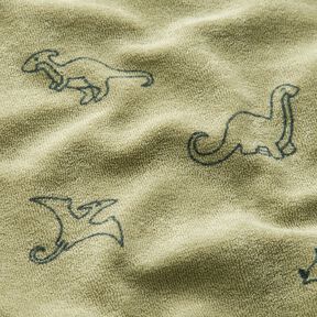 Jersey éponge Dinosaures – greige, 