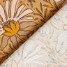 Tissu de décoration Semi-panama Grandes fleurs – beige foncé/jaune curry,  thumbnail number 4