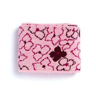 GOTS Bord-côtes Bio CUFF ME REMEMBER ME Forget-Me-Not [140 cm | 7,5 cm] | Albstoffe, 