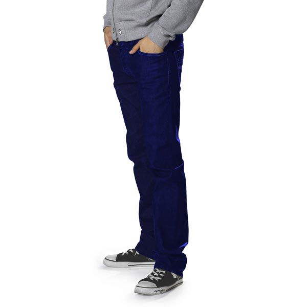 Sergé coton Uni – bleu roi,  image number 3