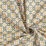 Tissu en coton Cretonne Motif de carreaux – vert sapin/jaune curry,  thumbnail number 3