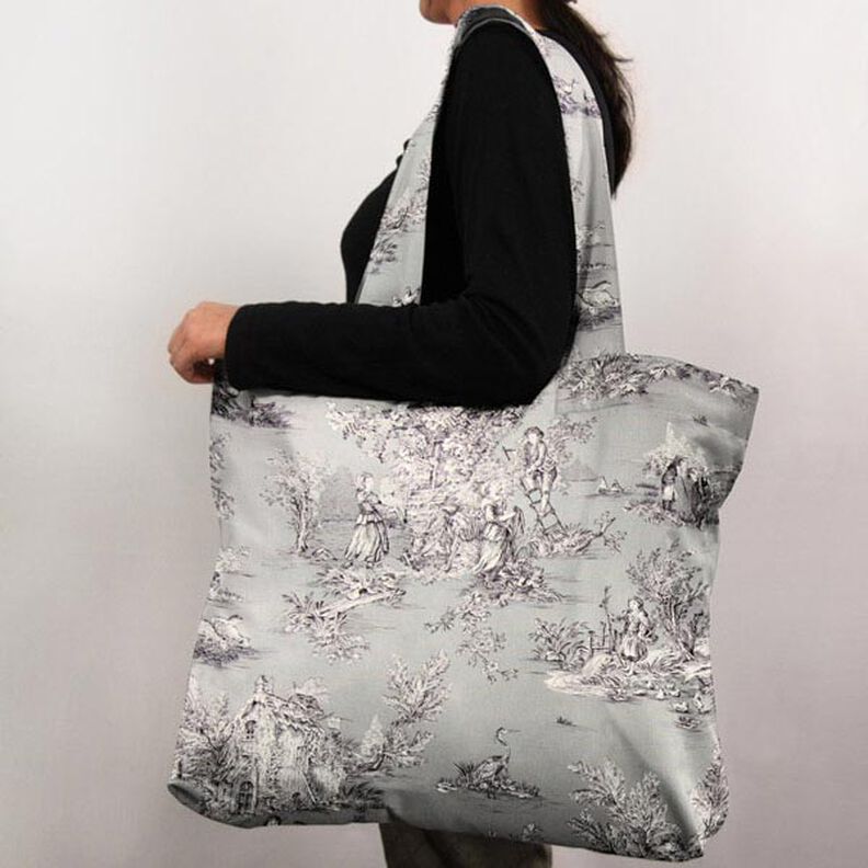Tissu de décoration Pastorale 280 cm – gris,  image number 7